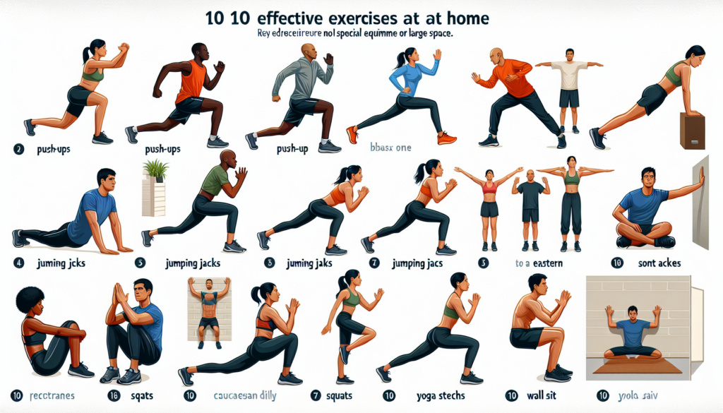 10 Effective Exercises You Can Do at Home