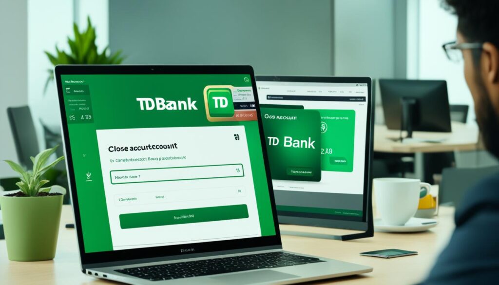 Closing TD Bank account online