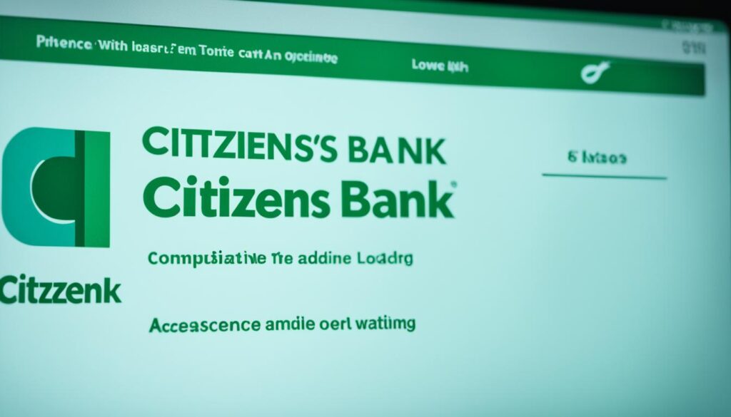 citizens bank online access